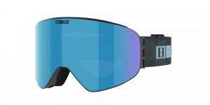 Ski Goggles Bliz Flow Gris Azules | 168745IZS