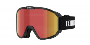 Ski Goggles Bliz Rave Negras Blancas Marrones Rojas | 728593LNY